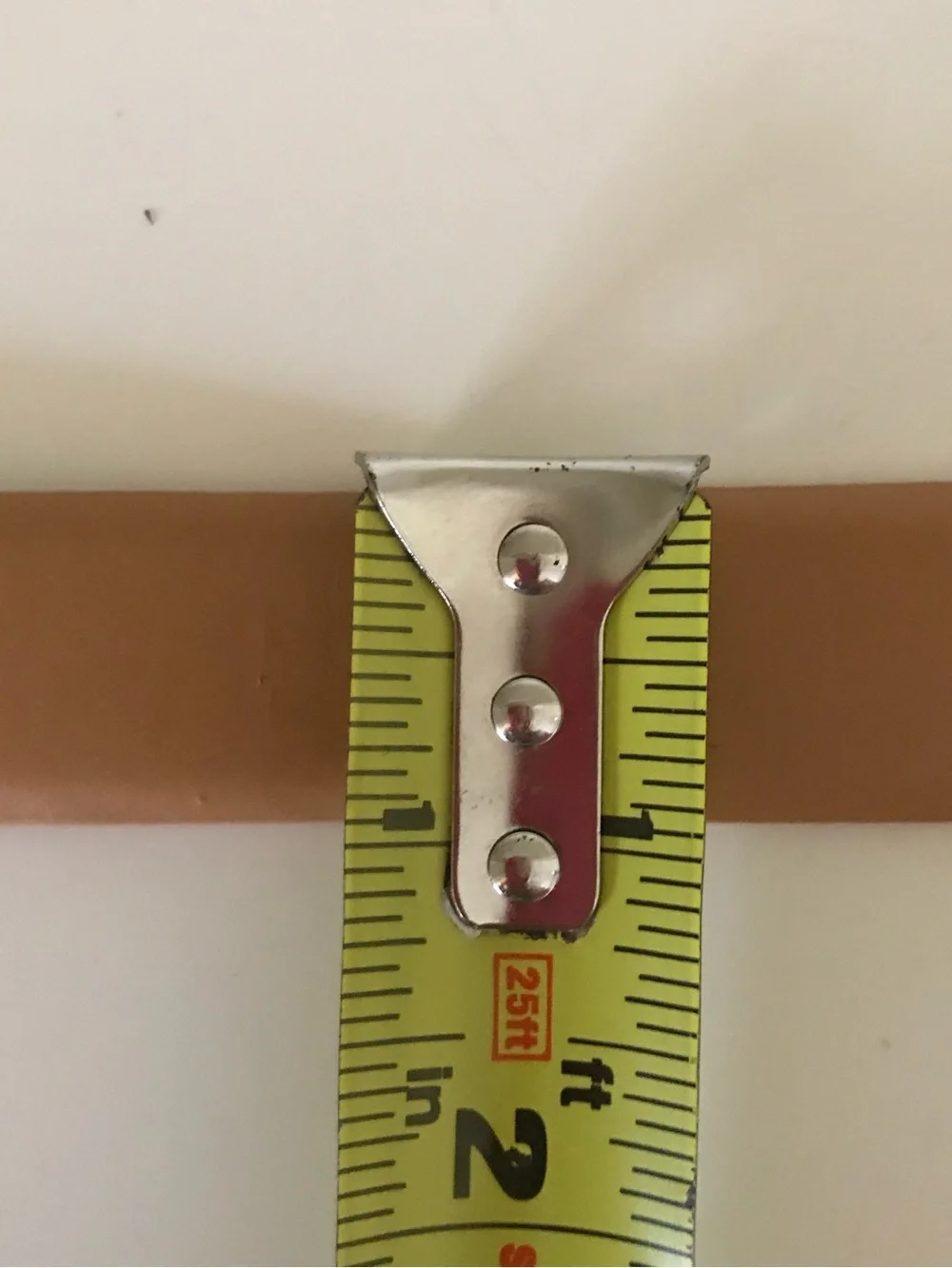 Liz Claiborne Tri-Metal and Caramel Leather Belt